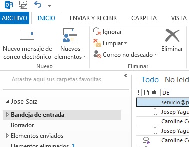 configura Gmail en Outlook